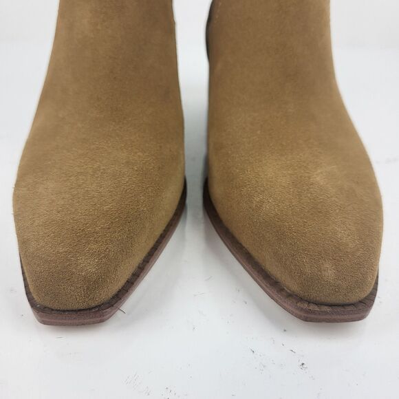 Cole Haan Naia Women's Booties Pointed Toe Block Heel Brown Size 6 US - Picture 9 of 11